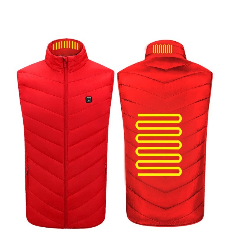 USB Rechargeable Heated Vest – Washable Winter Wear