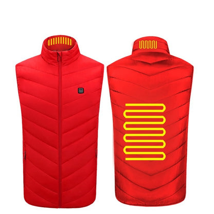 USB Rechargeable Heated Vest – Washable Winter Wear