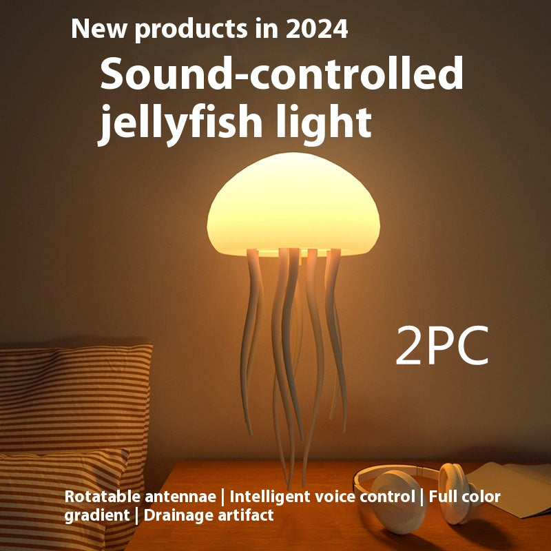 LED Jellyfish Mood Lamp – Smart Ambient Night Light