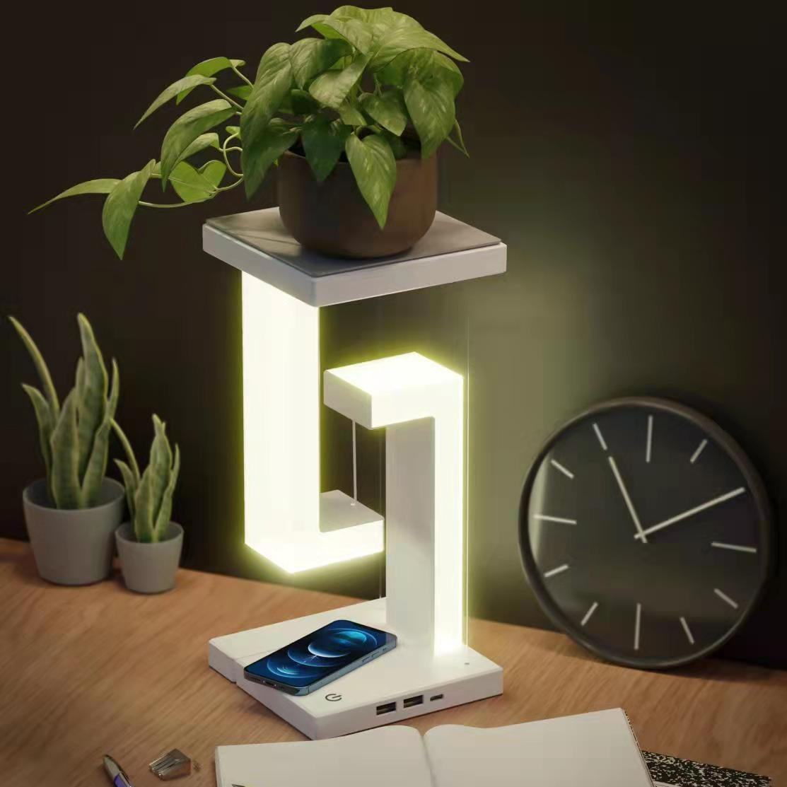 Creative Floating Wireless Charging Table Lamp