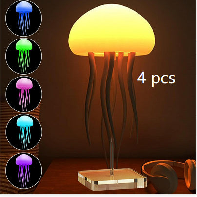 LED Jellyfish Mood Lamp – Smart Ambient Night Light