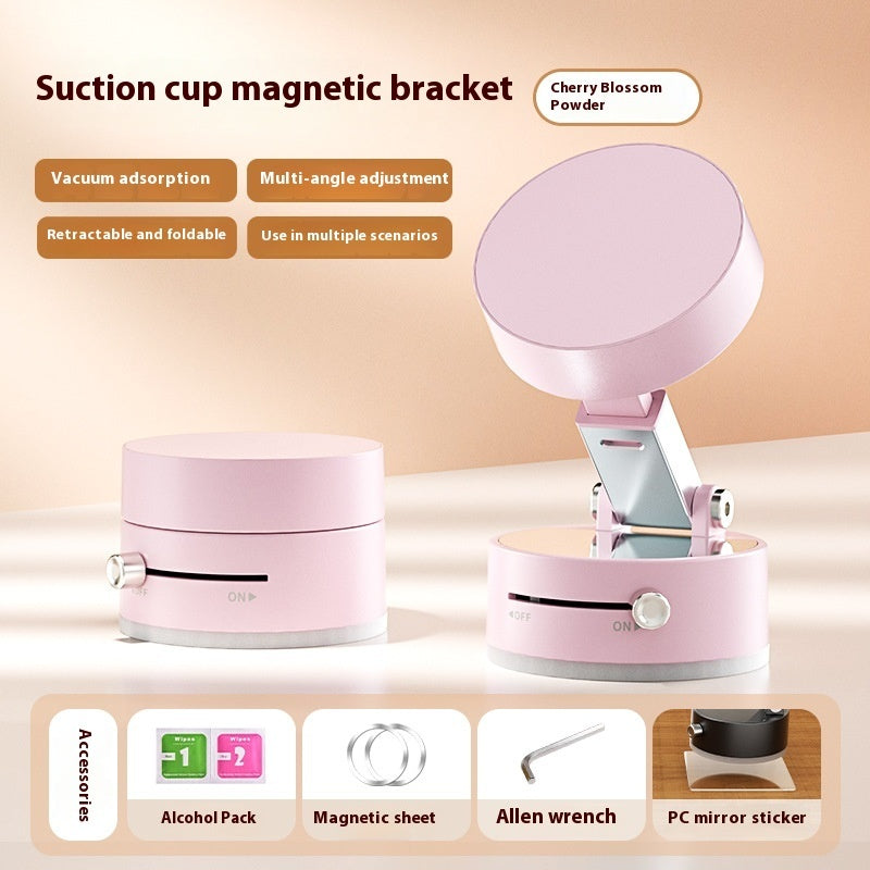 Foldable Magnetic Car Phone Holder – Suction Cup Mount