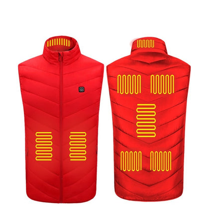 USB Rechargeable Heated Vest – Washable Winter Wear