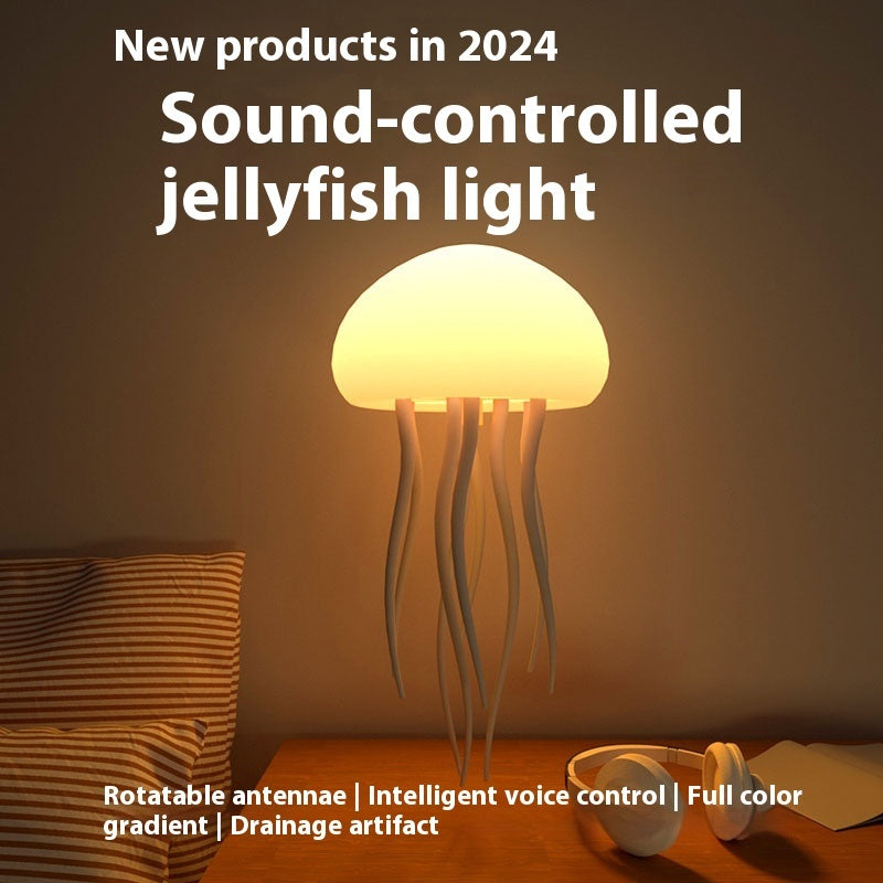 LED Jellyfish Mood Lamp – Smart Ambient Night Light