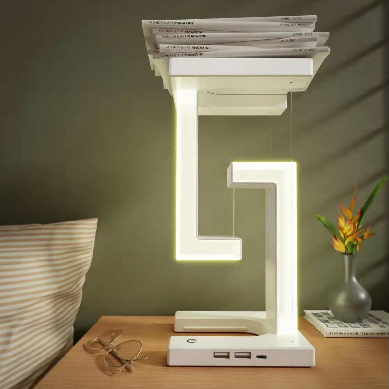 Creative Floating Wireless Charging Table Lamp