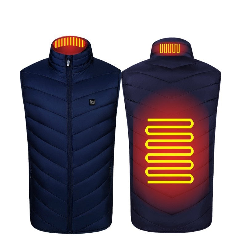 USB Rechargeable Heated Vest – Washable Winter Wear