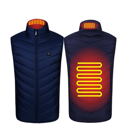 USB Rechargeable Heated Vest – Washable Winter Wear