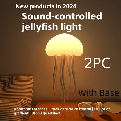 LED Jellyfish Mood Lamp – Smart Ambient Night Light