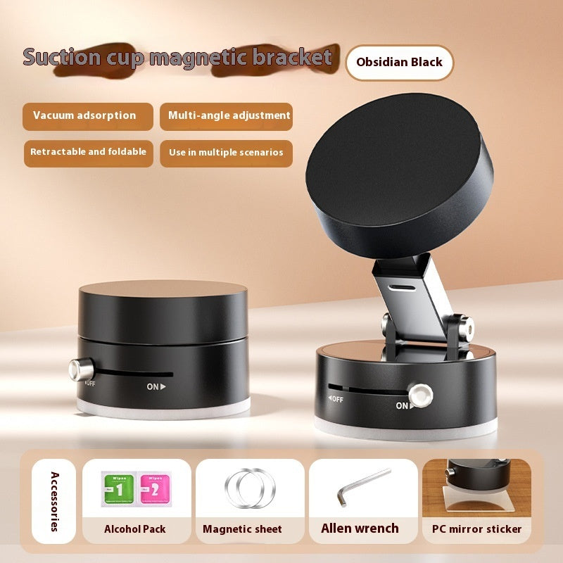 Foldable Magnetic Car Phone Holder – Suction Cup Mount