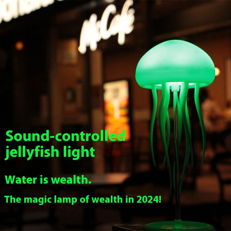 LED Jellyfish Mood Lamp – Smart Ambient Night Light
