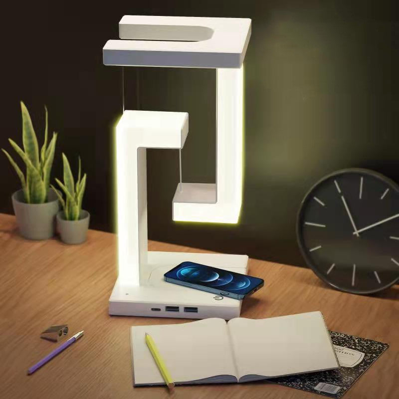 Creative Floating Wireless Charging Table Lamp